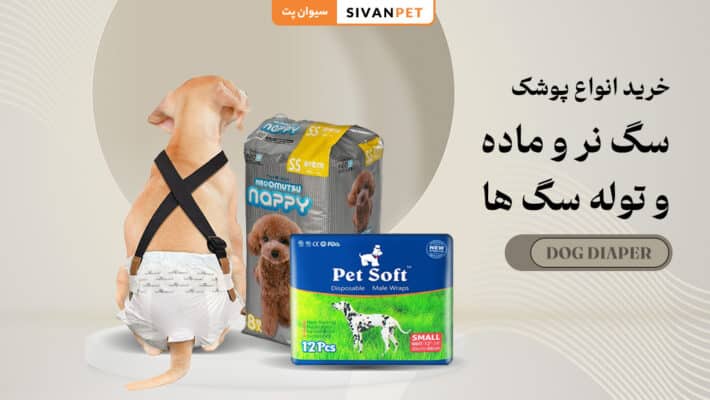 خرید 10 نوع پوشک سگ نر و ماده و توله سگ ها
