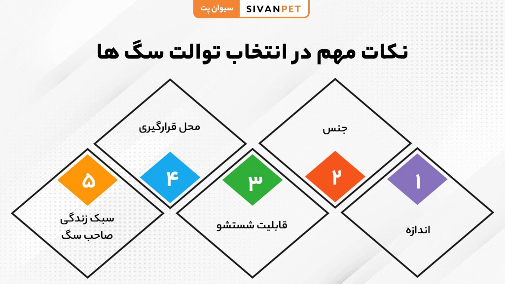 استفاده سگ از توالت