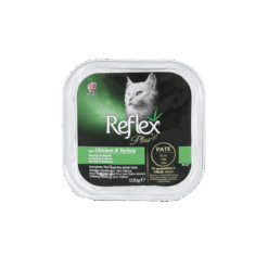 ووم گربه با طعم مرغ و بوقلمون رفلکس پلاس Reflex Plus Chicken & Turkey وزن 100 گرم