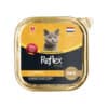 ووم گربه رفلکس پلاس پته با طعم گوشت مرغ Reflex Plus Super Premium with Chicken Pate وزن 85 گرم
