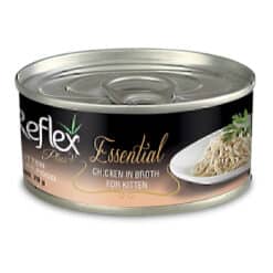 کنسرو بچه گربه رفلکس پلاس با طعم مرغ در آب گوشت Reflex Plus Kitten Can Food With Chicken وزن 70 گرم