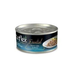 کنسرو گربه رفلکس پلاس با طعم تن ماهی اقیانوس آرام در آب گوشت Reflex Plus Adult Cat Can Food with Pacific Tuna in Broth وزن 70 گرم