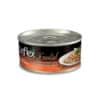 کنسرو گربه رفلکس پلاس با طعم تن ماهی در آب گوشت، مرغ و هویج Reflex Plus Adult Cat Can Food Tuna In Broth With Chicken And Carrot وزن 70 گرم