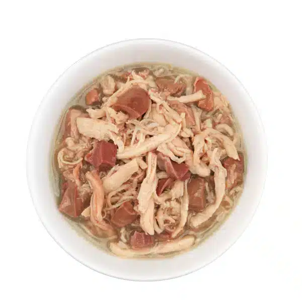 کنسرو گربه افتر دارک شسیر با طعم مرغ و اردک در آبگوشت