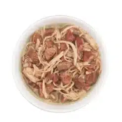کنسرو گربه افتر دارک شسیر با طعم مرغ و گوشت در آبگوشت