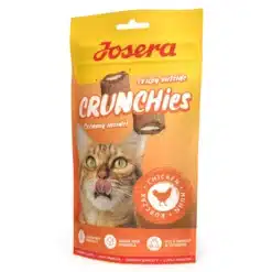 تشویقی گربه کرانچی مغزدار جوسرا طعم مرغ Josera Cat Crunchies Chicken